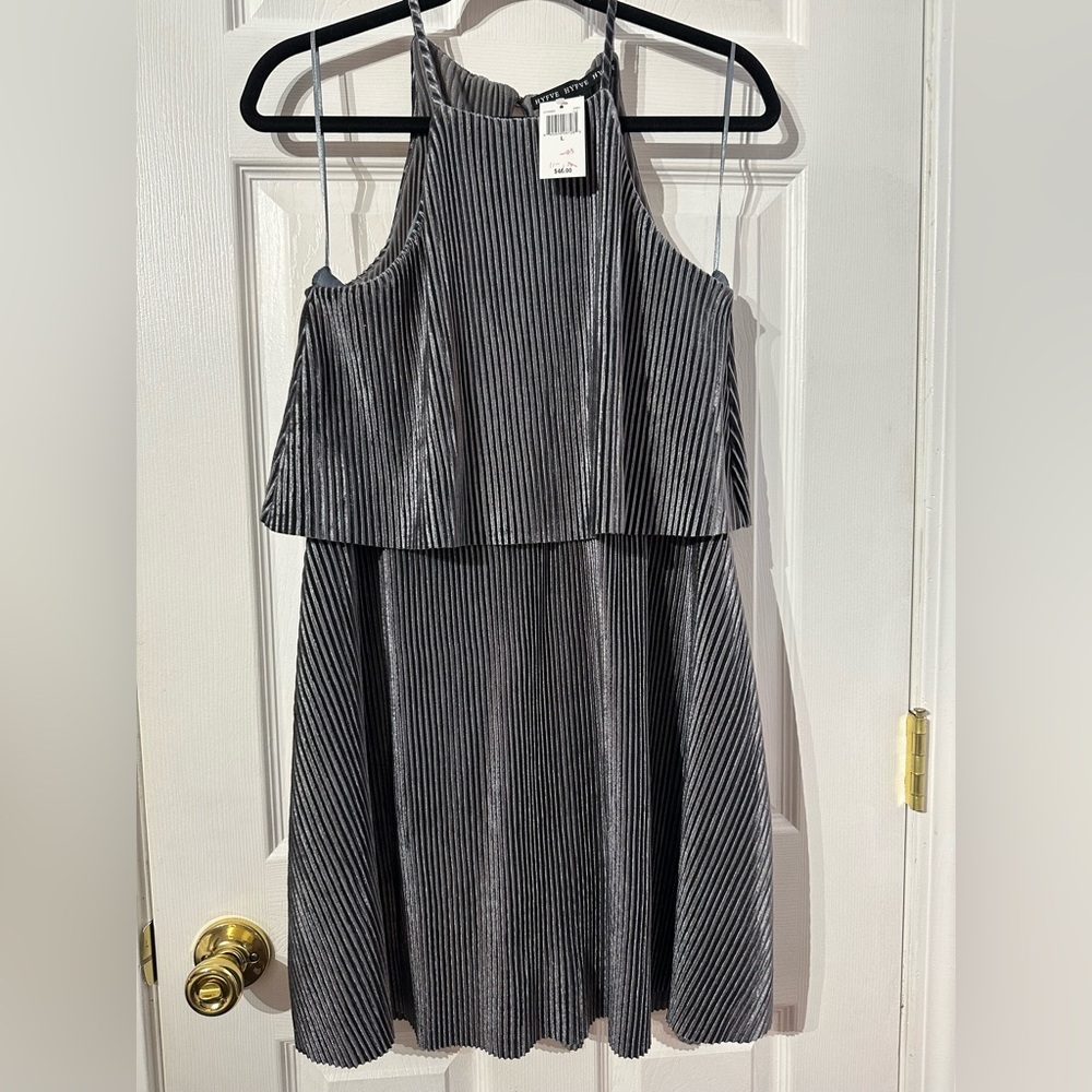 NWT Dry Goods Velvet Dress (L)